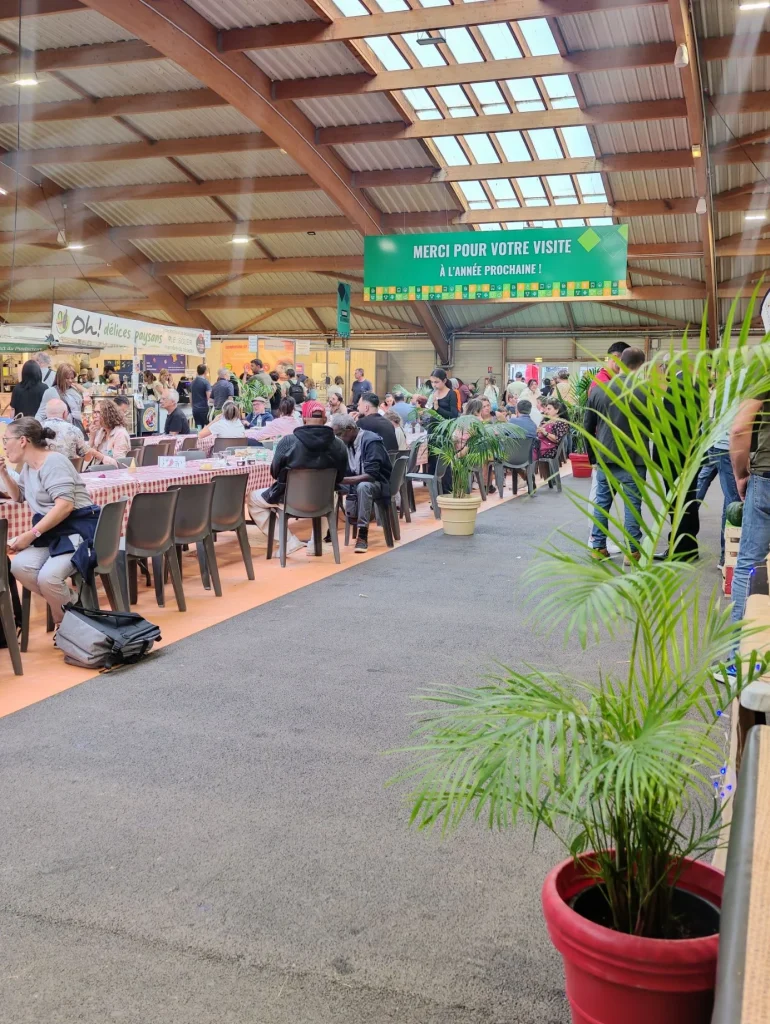 Les allées du Salon de l’agriculture de Perpignan